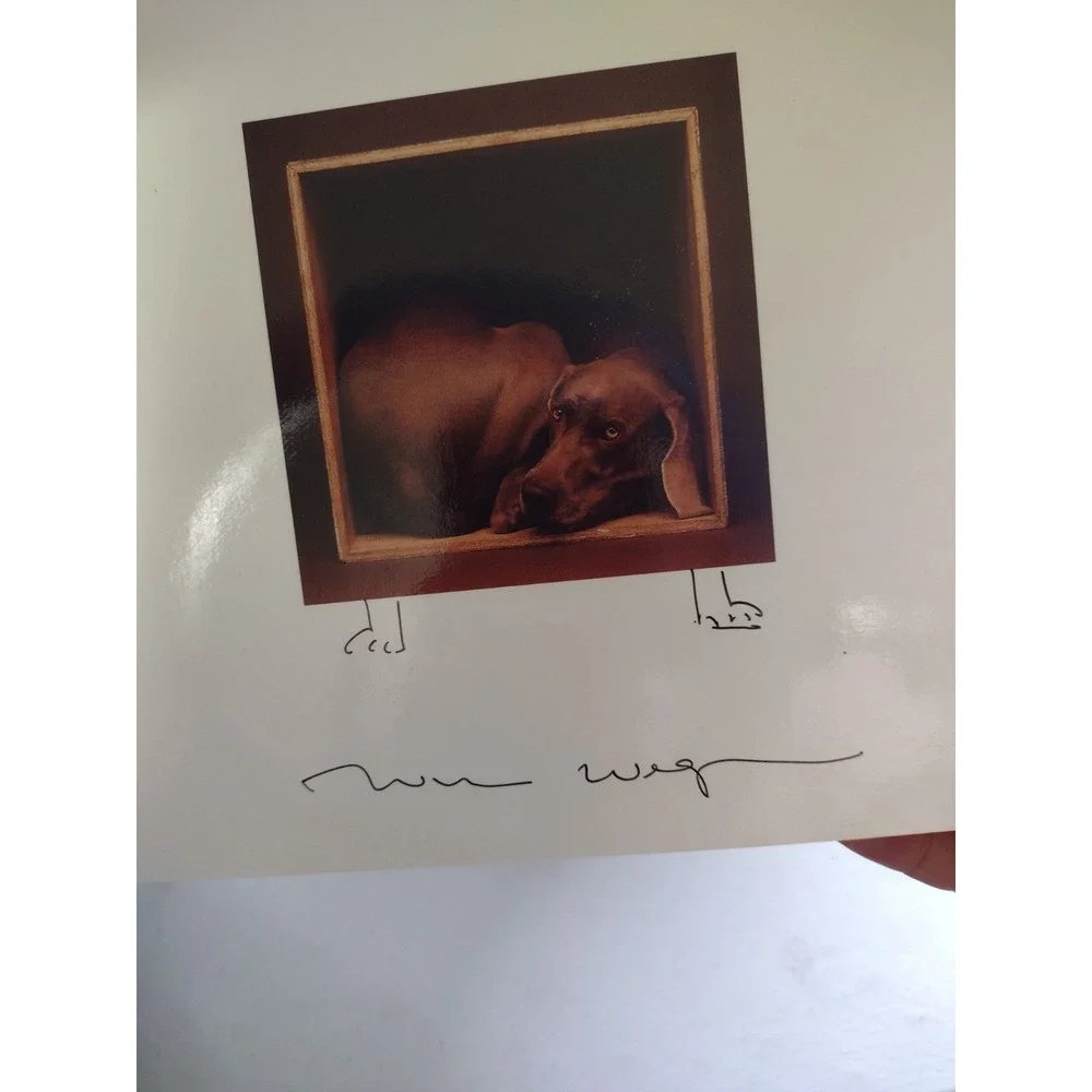Square Triangle Circle by William‎ Wegman Autographed With COA First Edition